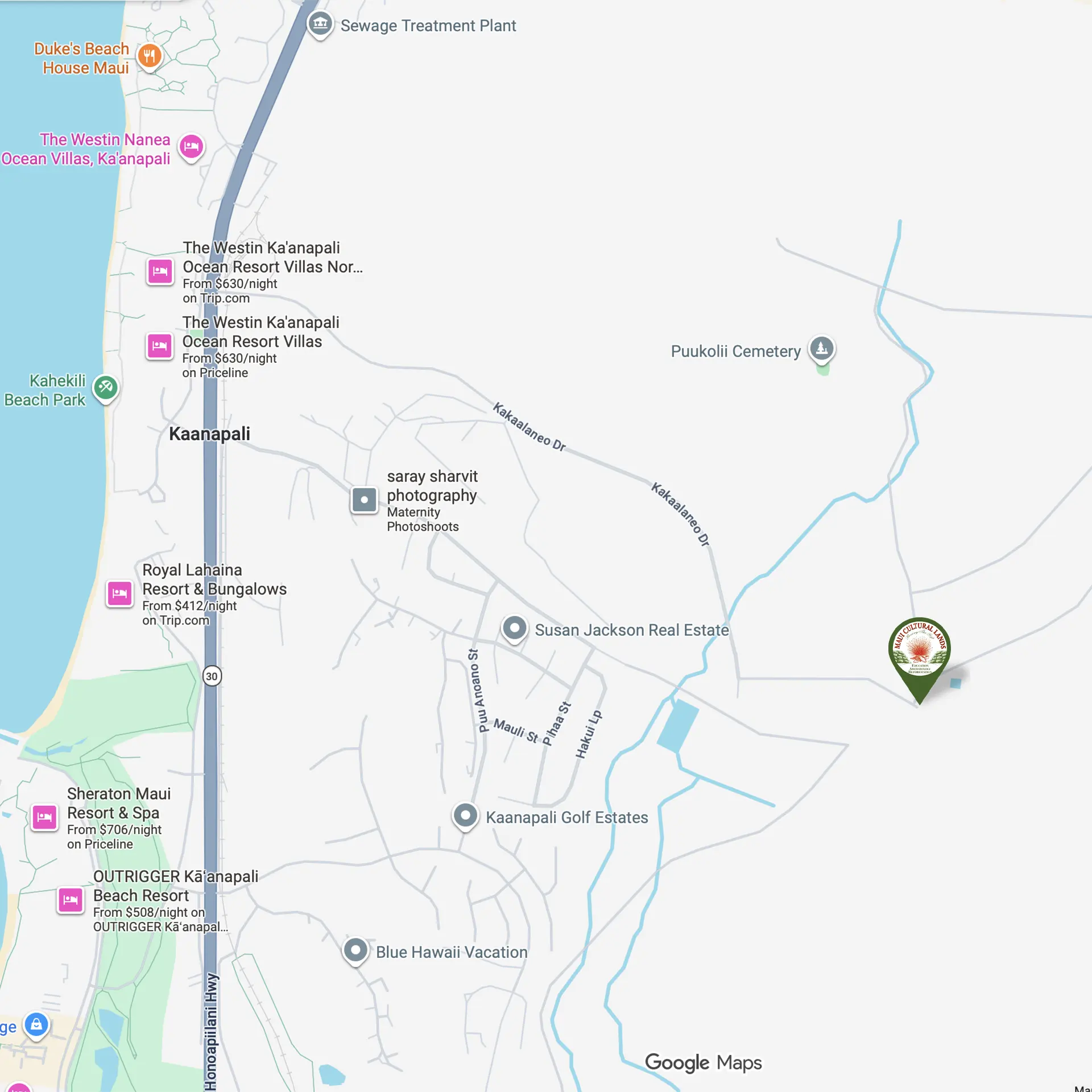 Maui Cultural Lands Volunteering Meeting Location Maui Cultural Lands Volunteering Meeting Location